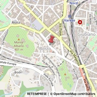 Mappa Via San Michele Arcangelo, 17, 21100 Varese, Varese (Lombardia)