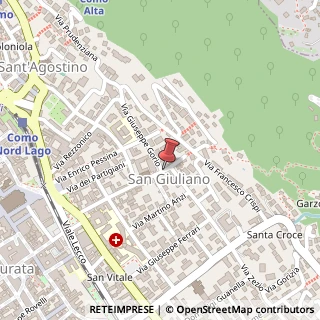 Mappa Via Maurizio Monti, 82, 22100 Como, Como (Lombardia)