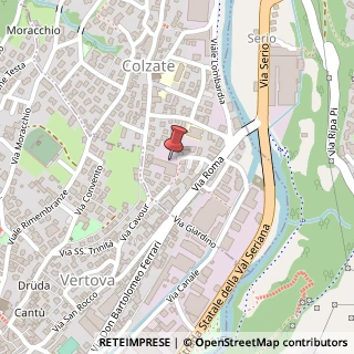 Mappa Via Bonfanti, 12, 24020 Colzate, Bergamo (Lombardia)