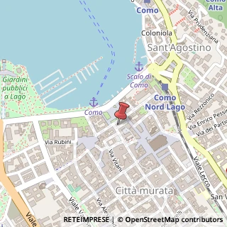 Mappa Via Giocondo Albertolli, 22, 22100 Como, Como (Lombardia)