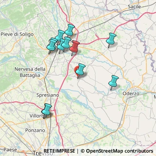 Mappa Via della Colonna, 31028 Vazzola TV, Italia (7.65333)