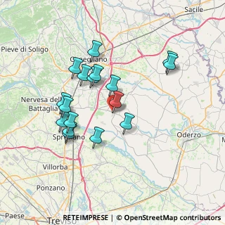 Mappa Via della Colonna, 31028 Vazzola TV, Italia (6.68353)
