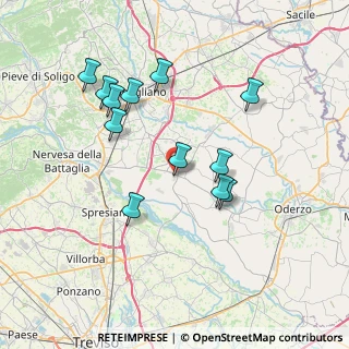 Mappa Via della Colonna, 31028 Vazzola TV, Italia (7.03833)