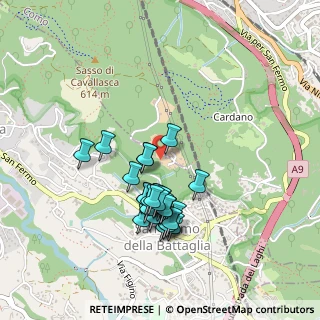 Mappa Via Bronno, 22020 San Fermo della Battaglia CO, Italia (0.40345)