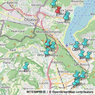 Mappa Via Bronno, 22020 San Fermo della Battaglia CO, Italia (2.86375)