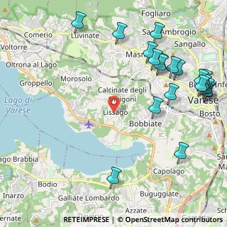 Mappa Via S. Carlo, 21100 Varese VA, Italia (2.773)