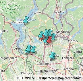 Mappa Via S. Carlo, 21100 Varese VA, Italia (9.52846)