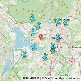 Mappa Via S. Carlo, 21100 Varese VA, Italia (3.79182)