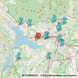 Mappa Via San Carlo, 21100 Varese VA, Italia (4.03308)