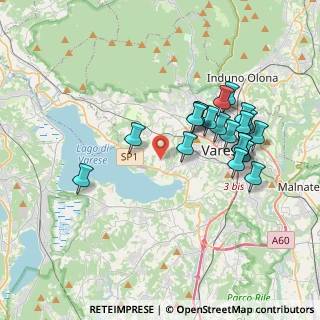 Mappa Via San Carlo, 21100 Varese VA, Italia (3.542)