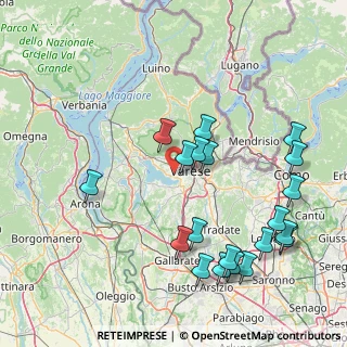 Mappa Via Biancamano Conte, 21100 Varese VA, Italia (18.153)