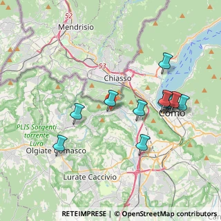 Mappa Via alla Torre, 22020 Cavallasca CO, Italia (3.86)