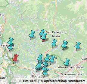 Mappa Via Magnavacche, 24012 Val Brembilla BG, Italia (8.853)