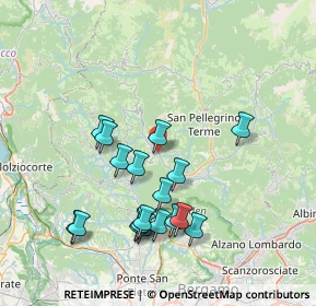 Mappa Via Magnavacche, 24012 Val Brembilla BG, Italia (7.46556)