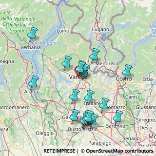 Mappa Via Carlo Frattini, 21100 Varese VA, Italia (15.21947)