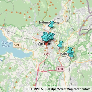 Mappa Viale S. Pedrino, 21100 Varese VA, Italia (1.87455)