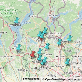 Mappa Viale S. Pedrino, 21100 Varese VA, Italia (15.952)
