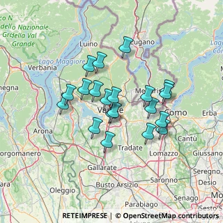 Mappa Viale S. Pedrino, 21100 Varese VA, Italia (11.155)