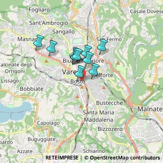 Mappa Viale S. Pedrino, 21100 Varese VA, Italia (1.19818)