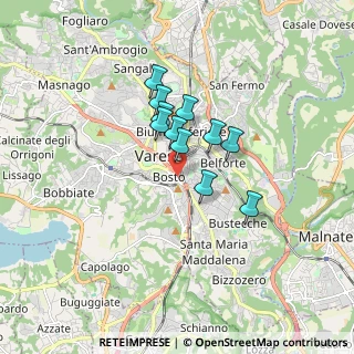 Mappa Viale S. Pedrino, 21100 Varese VA, Italia (1.15)