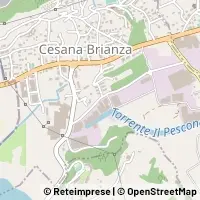 地図 Cesana Brianza