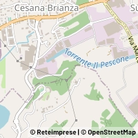 Mapa Cesana Brianza