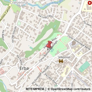 Mappa Corso B. Bartesaghi, 25, 22036 Erba, Como (Lombardia)