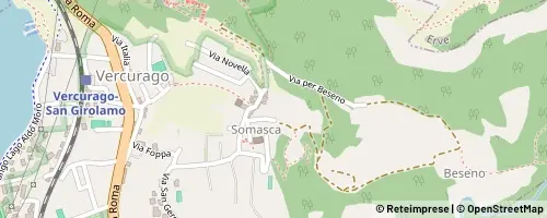 Mappa Vercurago