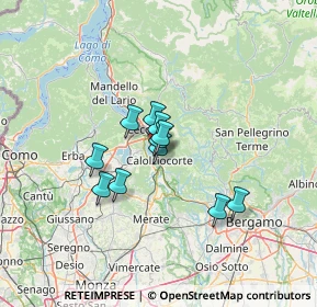 Mappa Via Fredda, 23808 Vercurago LC, Italia (8.81636)