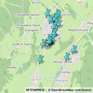 Mappa Rue Pasquiere, 11020 Ayas AO, Italia (0.34583)