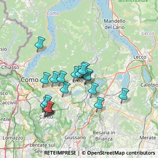 Mappa Via Crotto Rosa, 22036 Erba CO, Italia (6.4805)
