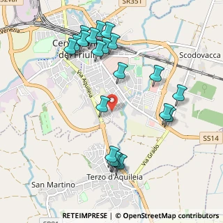 Mappa Via Primo Carnera, 33052 Cervignano del Friuli UD, Italia (1.093)
