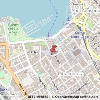 Mappa Via Francesco Muralto, 14, 22100 Como, Como (Lombardia)