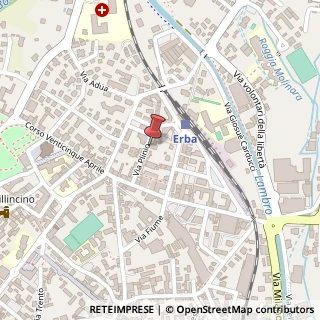 Mappa Via Plinio, 32, 22036 Erba, Como (Lombardia)