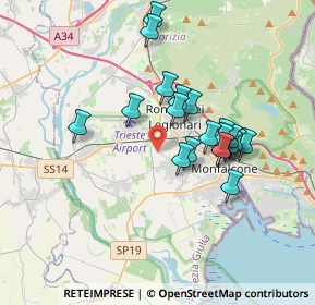 Mappa Via Dobbia, 34079 Staranzano GO, Italia (2.99)