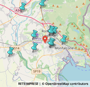 Mappa Via Dobbia, 34079 Staranzano GO, Italia (3.10455)