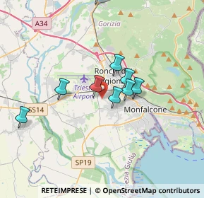 Mappa Via Dobbia, 34079 Staranzano GO, Italia (3.98636)