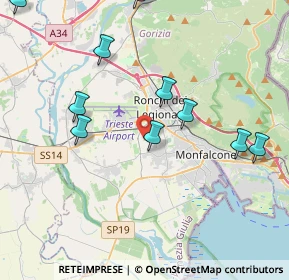 Mappa Via Dobbia, 34079 Staranzano GO, Italia (5.63214)