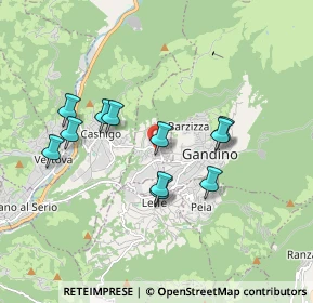 Mappa Via Alberto Da Giussano, 24026 Cazzano Sant'Andrea BG, Italia (1.6)