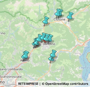 Mappa Via Alberto Da Giussano, 24026 Cazzano Sant'Andrea BG, Italia (5.646)