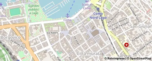 Mappa Como