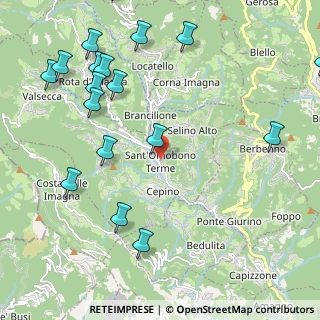 Mappa Piazzetta 4 febbraio, 24038 Sant'Omobono Terme BG, Italia (2.9305)