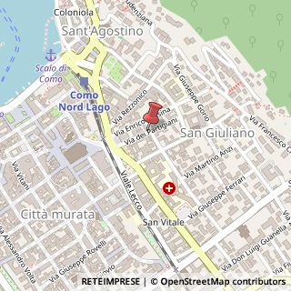 Mappa Via Dei Partigiani, 10, 22100 Como, Como (Lombardia)