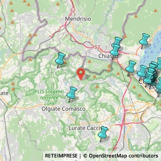 Mappa Località Molinello, 22020 Colverde CO, Italia (6.448)