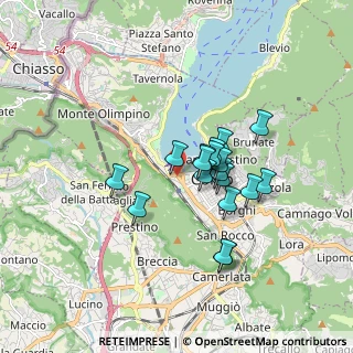 Mappa Viale Massenzio Masia, 22100 Como CO, Italia (1.29611)