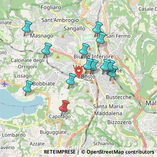 Mappa Via Metastasio, 21100 Varese VA, Italia (1.78538)