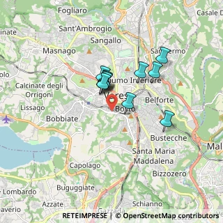 Mappa Via Metastasio, 21100 Varese VA, Italia (1.21636)