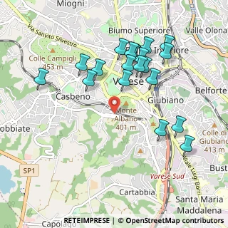 Mappa Via Metastasio, 21100 Varese VA, Italia (0.9895)
