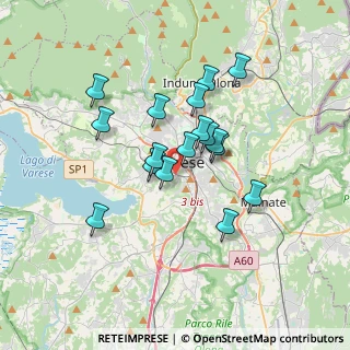 Mappa Via Metastasio, 21100 Varese VA, Italia (2.82235)