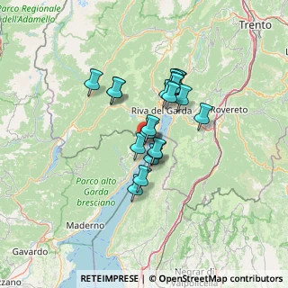Mappa Via Campaldo, 25010 Limone Sul Garda BS, Italia (9.7635)
